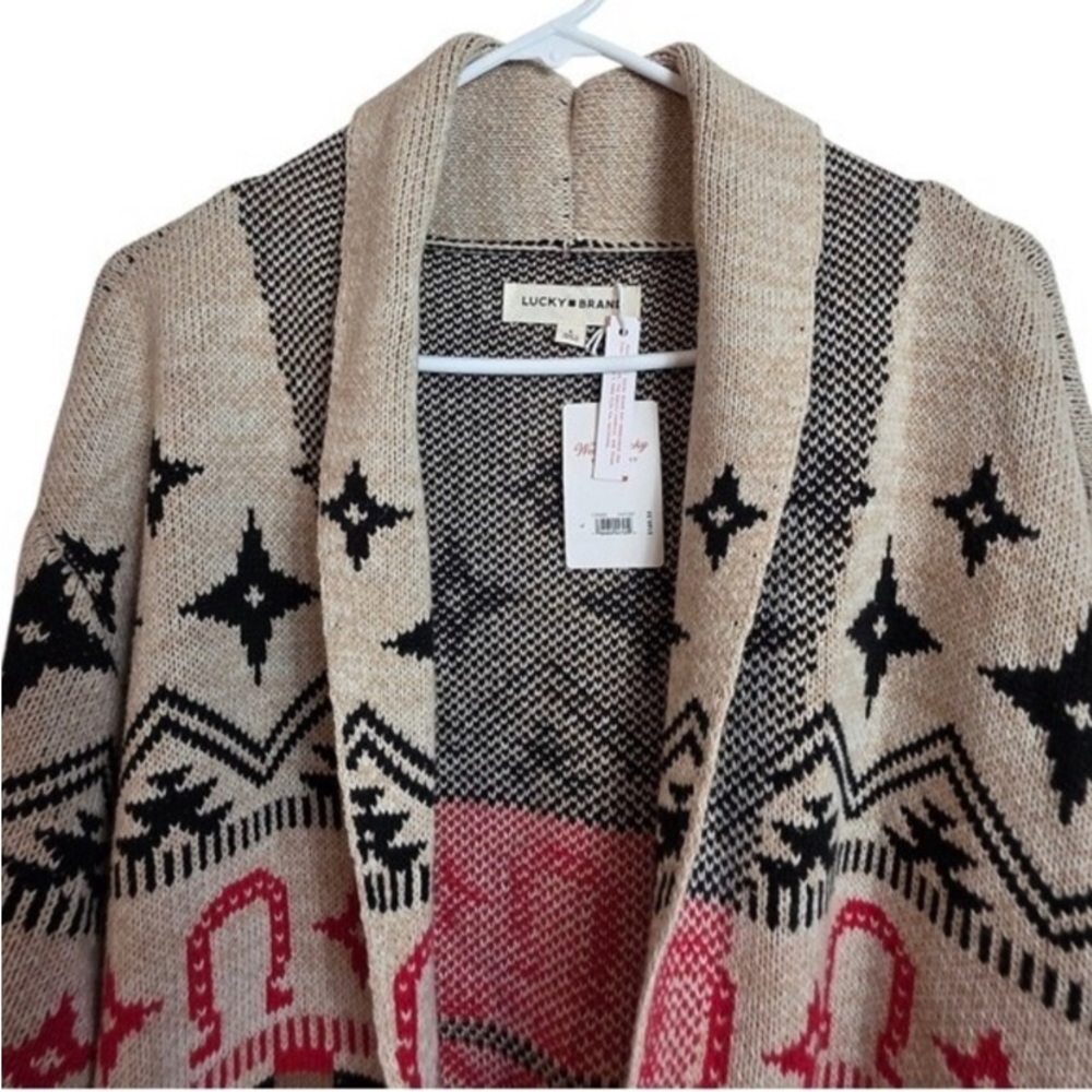 Lucky Brand Horseshoe Cardigan - Picture 3 of 13